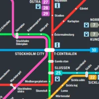 Stockholm Subway Map & Guide